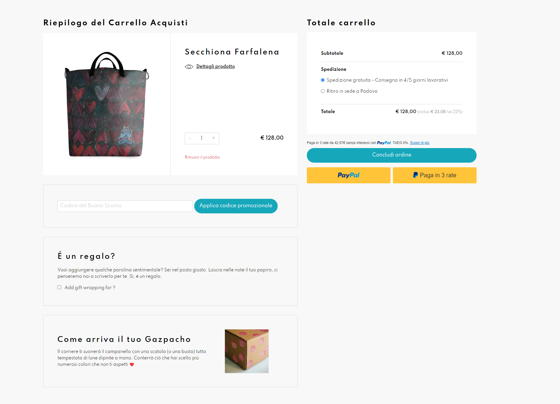 Carrello dinamico Gazpacho