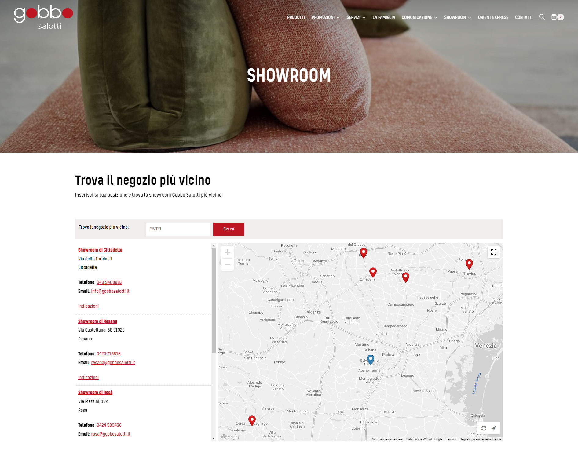 Showroom Gobbo Salotti